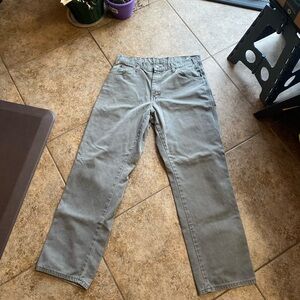 Vintage Faded Distressed Green Dickies Carpenter Pants
